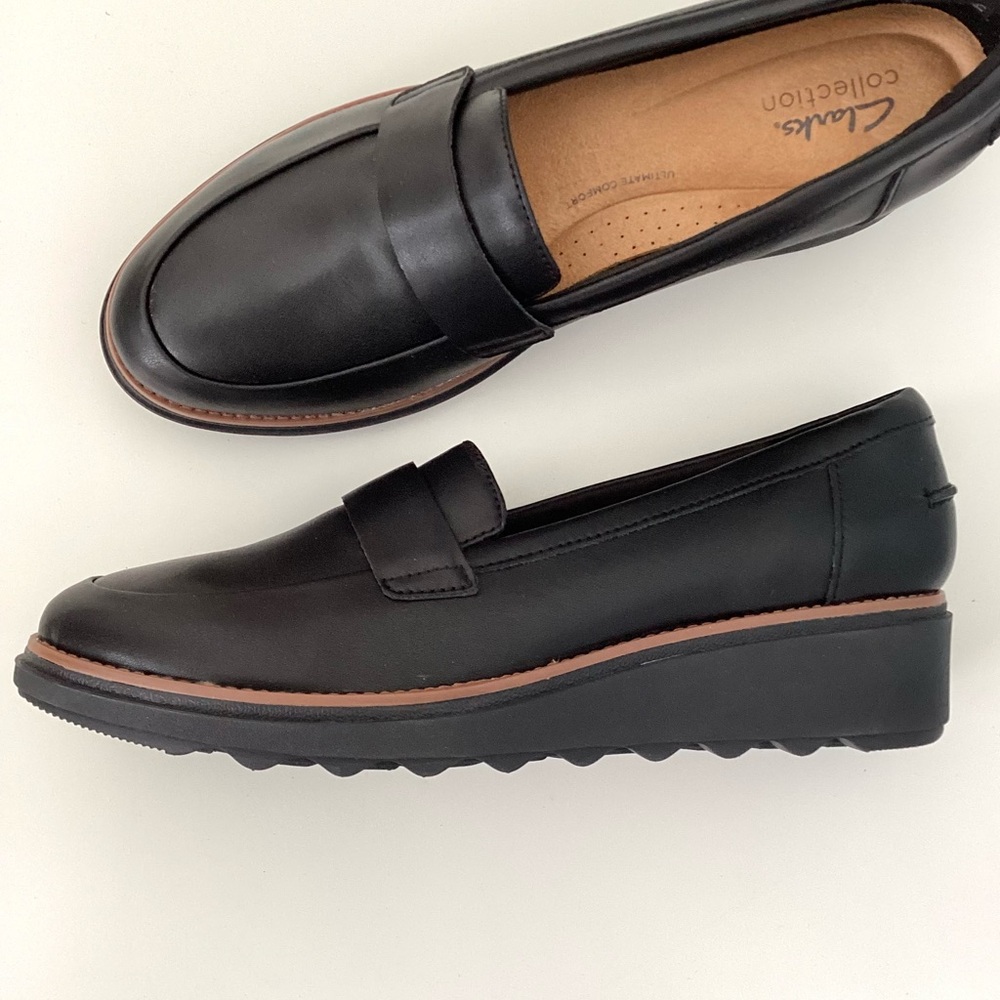 \Clarks\• NWT Sharon Gracie Slip-On Loafer Flats - Picture 4 of 12